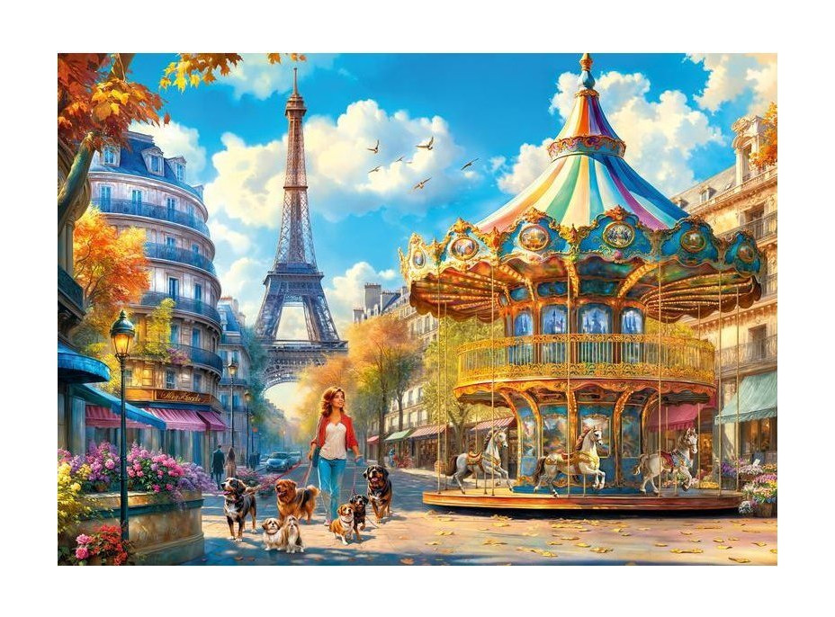 CHERRY PAZZI Puzzle Deň v Paríži 500 dielikov