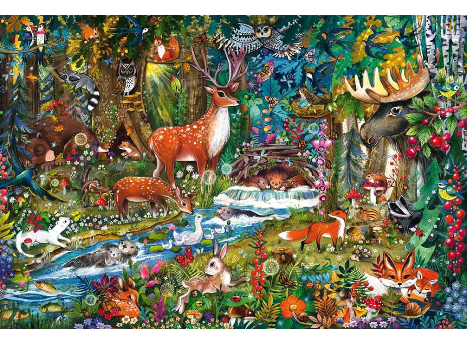 SCHMIDT Puzzle Lesné zvieratká 150 dielikov