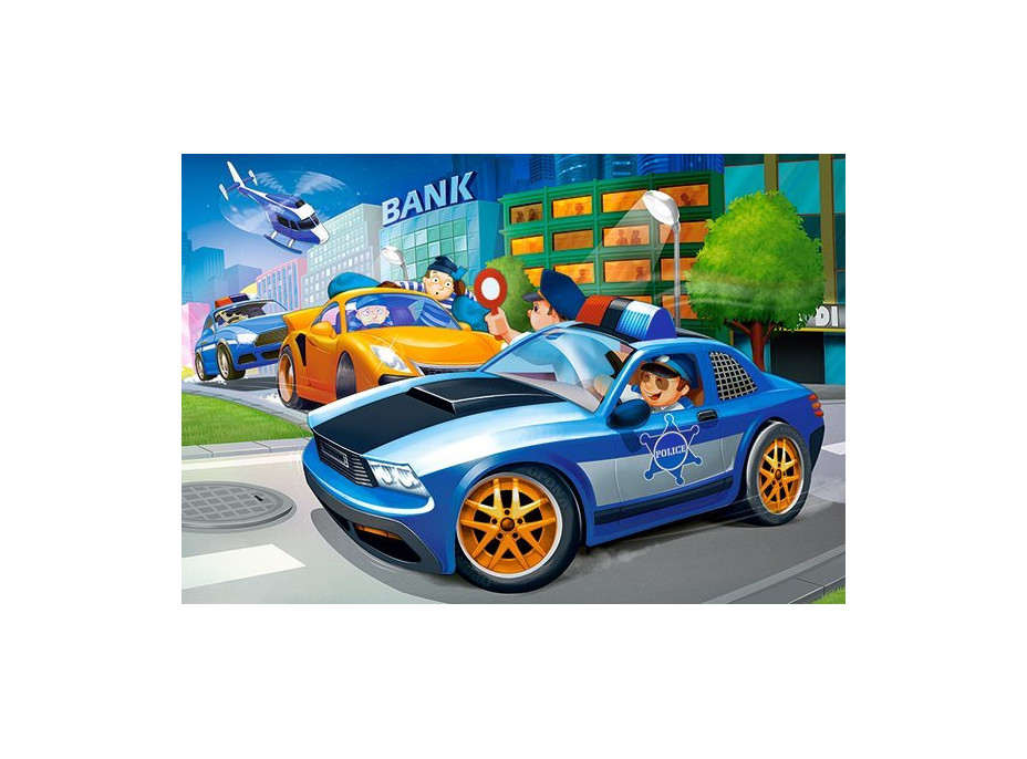 CASTORLAND Puzzle Policajný zásah MAXI 40 dielikov