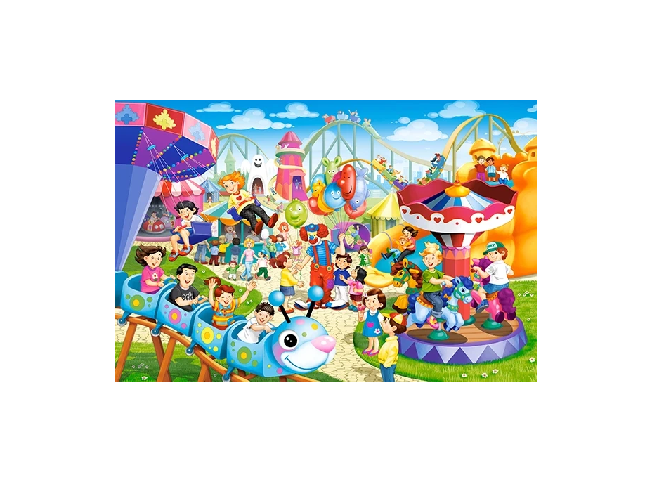 CASTORLAND Puzzle Zábavný park MAXI 40 dielikov