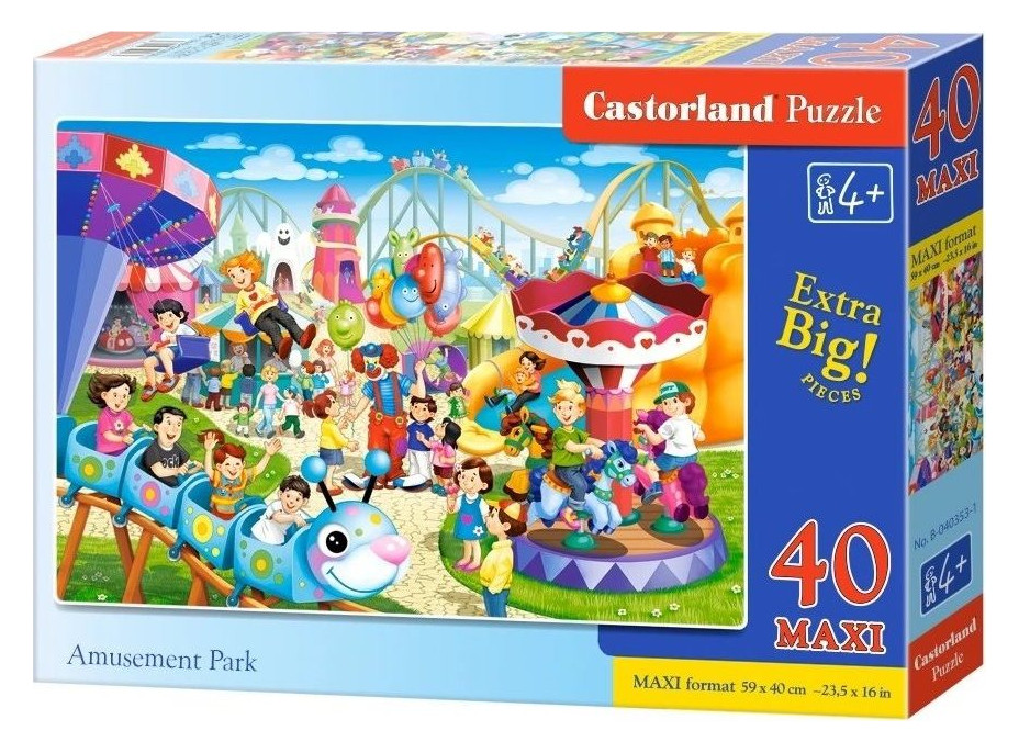 CASTORLAND Puzzle Zábavný park MAXI 40 dielikov