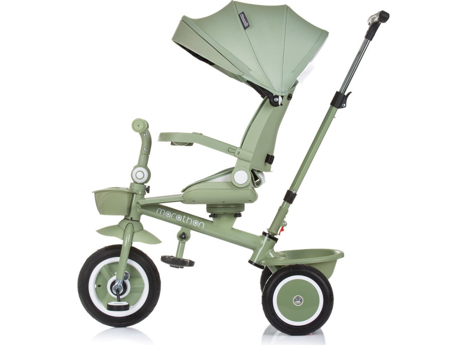 CHIPOLINO Trojkolka so strieškou Marathon 2v1 Pastel Green
