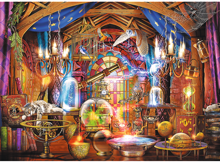 TREFL Drevené puzzle Magická komnata 1000 dielikov