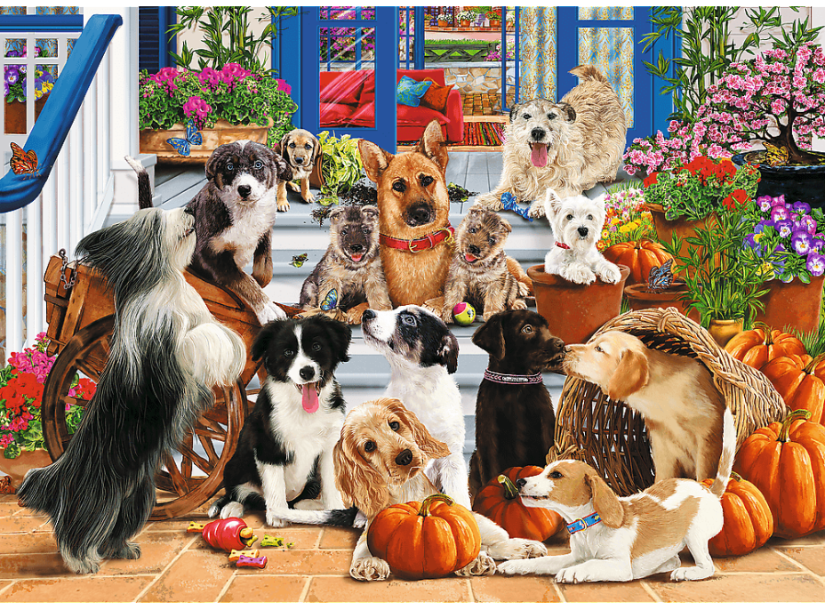 TREFL Drevené puzzle Psie priateľstvo 1000 dielikov