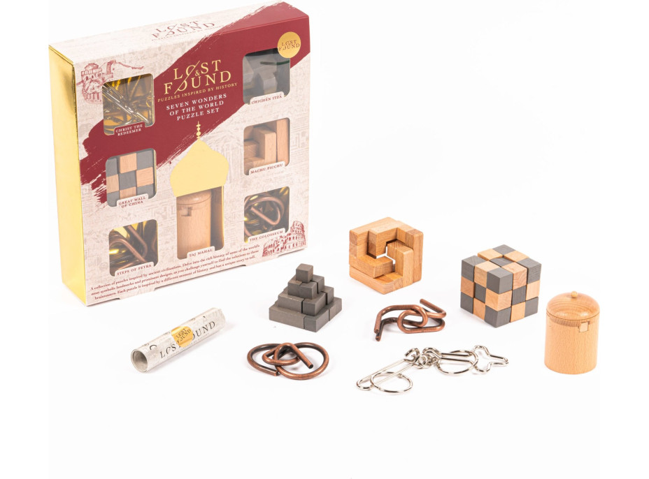 PROFESOR PUZZLE LOST&FOUND: Hlavolam Sedem divov sveta 7v1