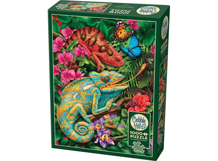 COBBLE HILL Puzzle Farební chameleóni 1000 dielikov