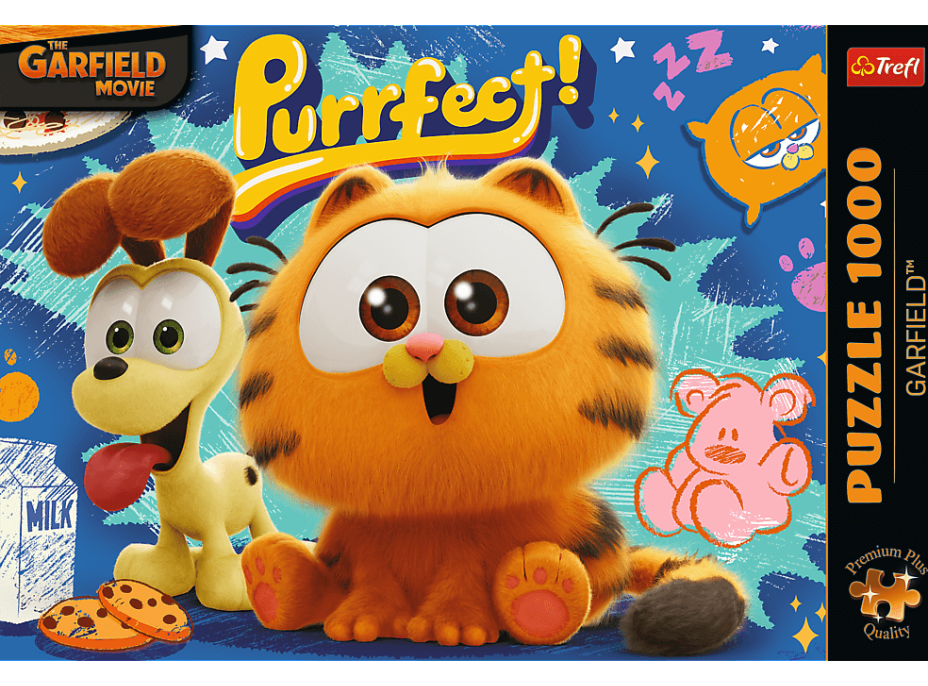 TREFL Puzzle Premium Plus Garfield 1000 dielikov