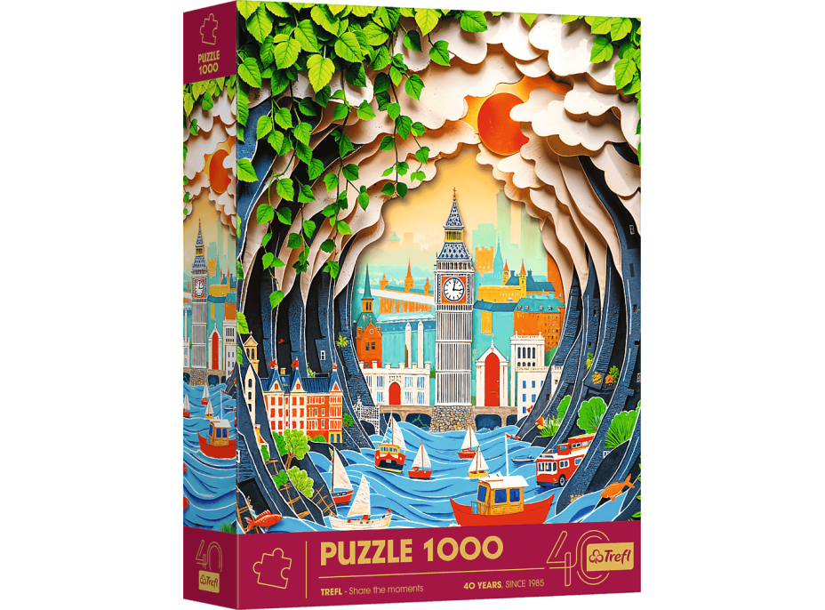 TREFL Puzzle Paper Art: Londýn 1000 dielikov