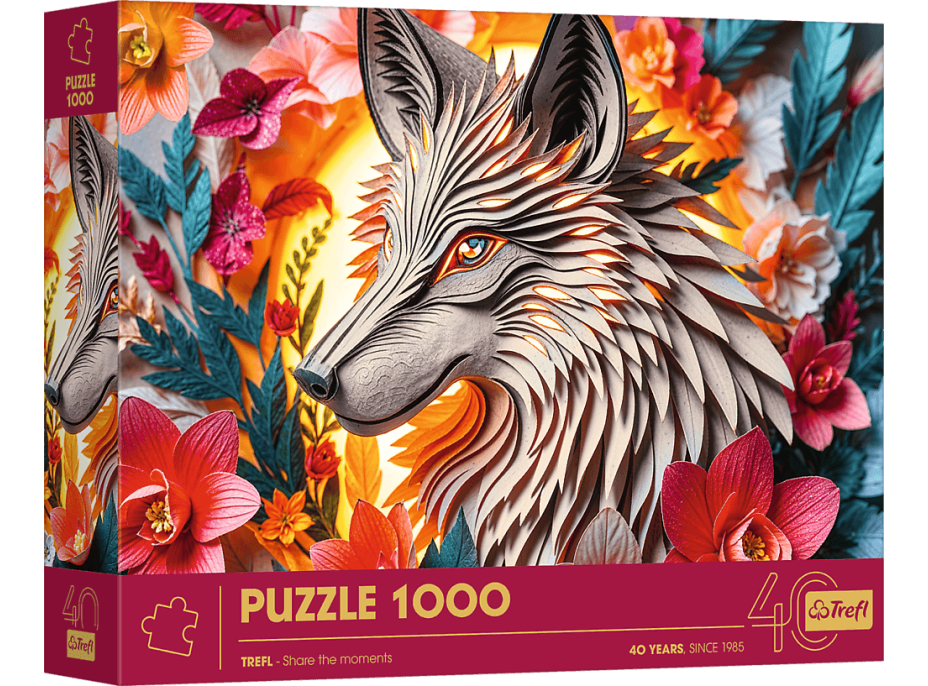 TREFL Puzzle Paper Art: Vlk 1000 dielikov