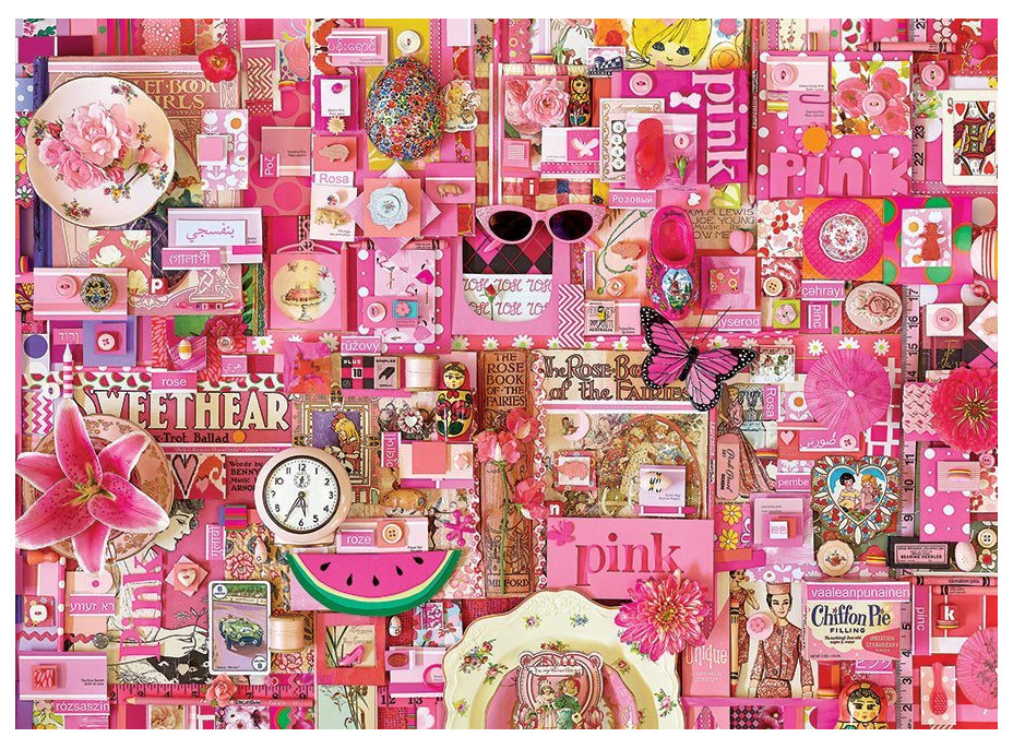 COBBLE HILL Puzzle Ružová 1000 dielikov