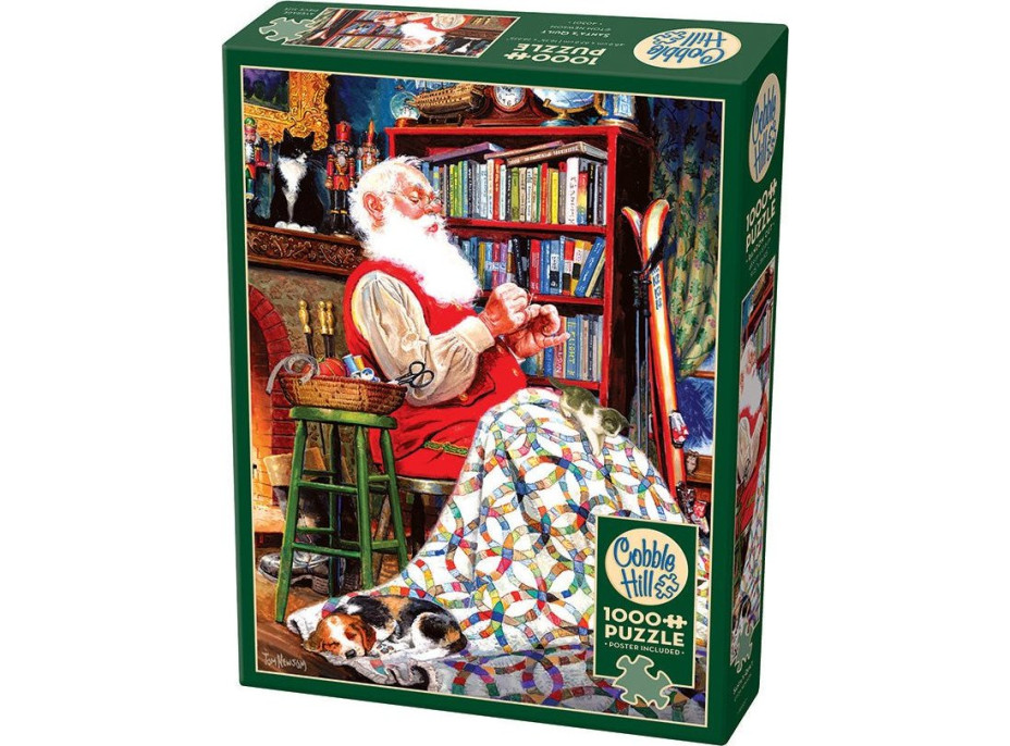 COBBLE HILL Puzzle Santova prikrývka 1000 dielikov