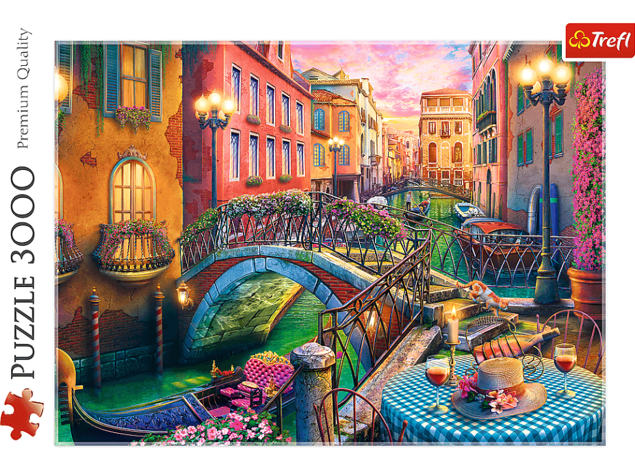 TREFL Puzzle Večer v Benátkach 3000 dielikov