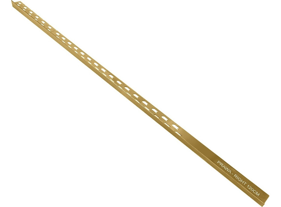 Spádová lišta NEO - zlatá