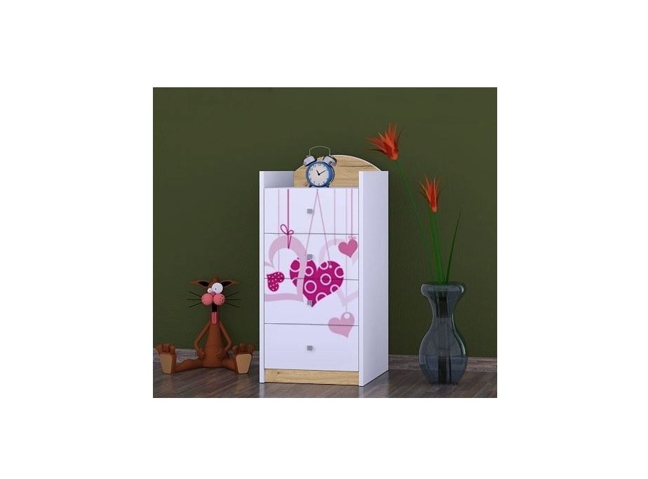 Detská komoda FALL IN LOVE - TYP 2