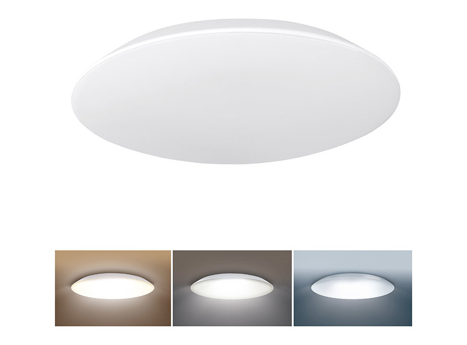 Solight LED osvetlenie Adrano s ochranou proti vlhkosti, IP54, 18W, 1530lm, 3CCT, 28cm