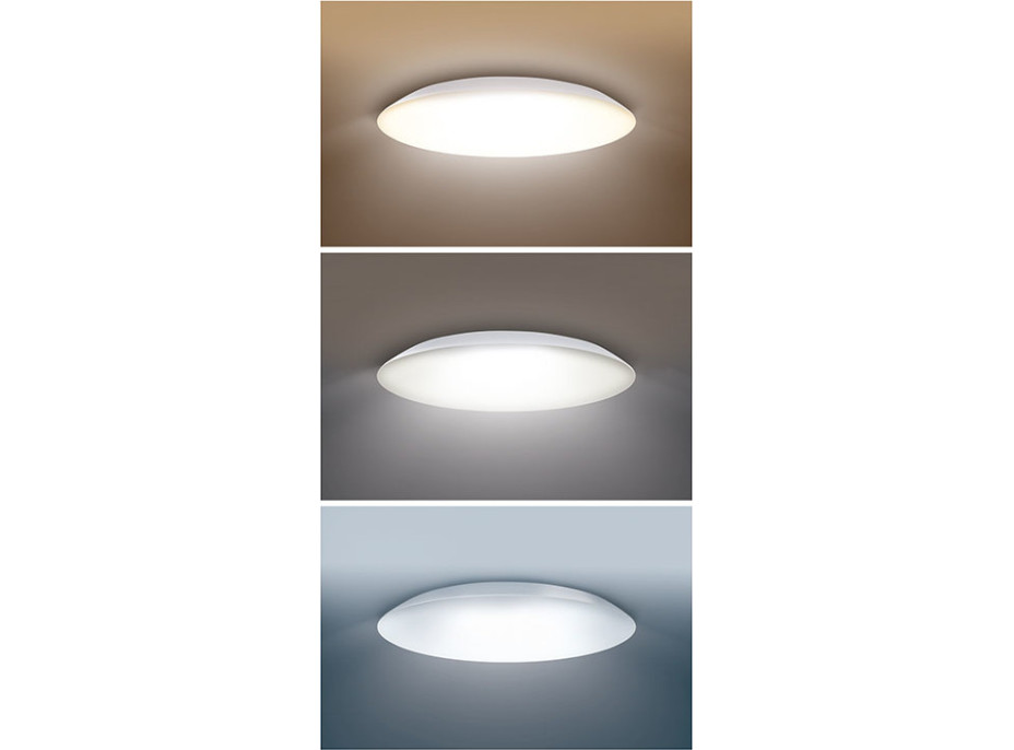 Solight LED osvetlenie Adrano s ochranou proti vlhkosti, IP54, 28W, 2380lm, 3CCT, 38cm