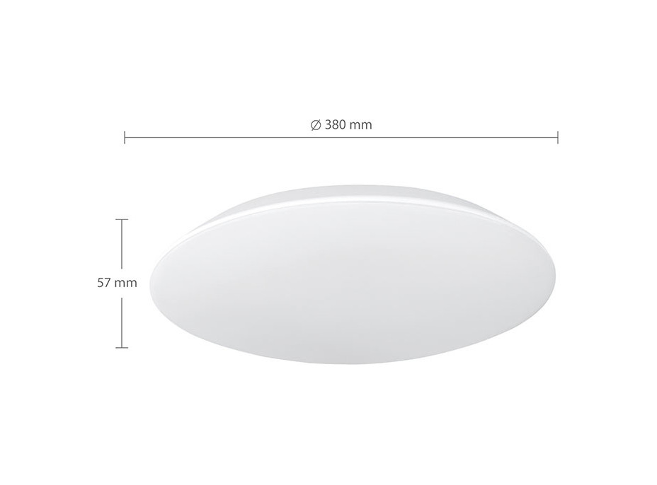 Solight LED osvetlenie Adrano s ochranou proti vlhkosti, IP54, 28W, 2380lm, 3CCT, 38cm