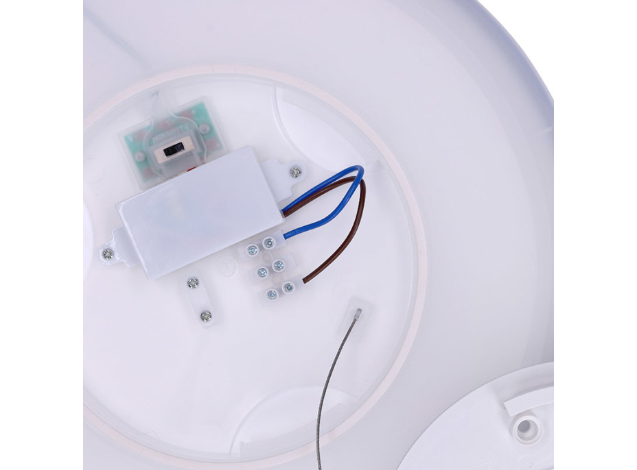Solight LED osvetlenie Acate s ochranou proti vlhkosti, IP54, 24W, 2160lm, 3CCT, 30cm, strieborná