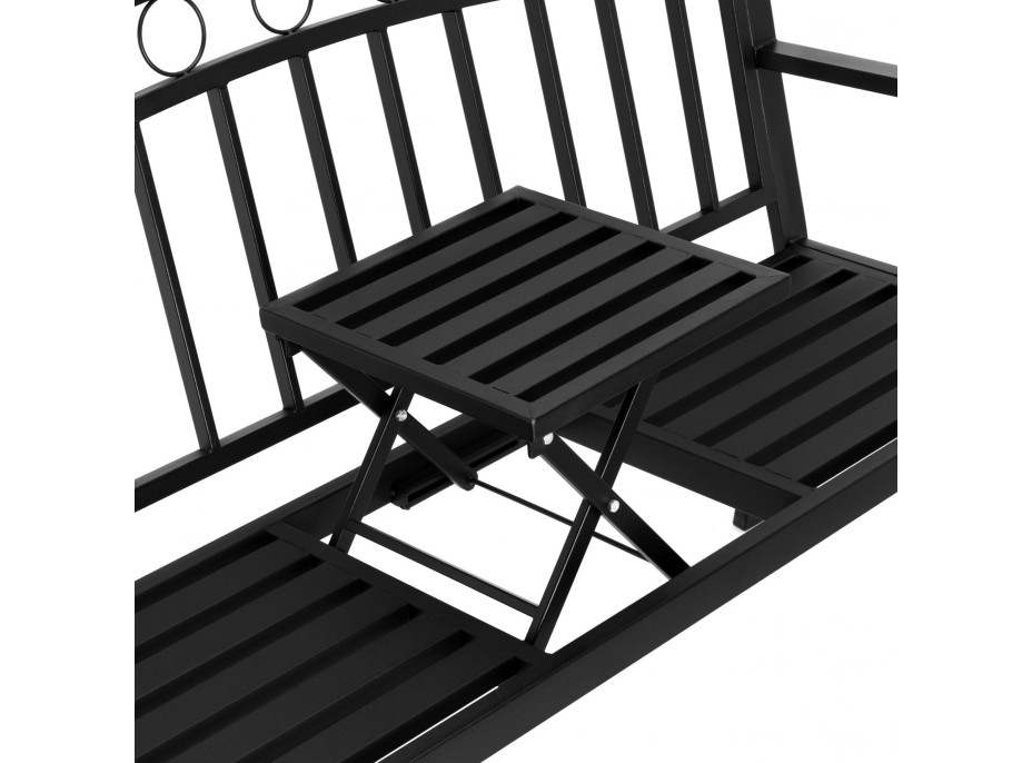 Záhradná kovová lavička BANCO