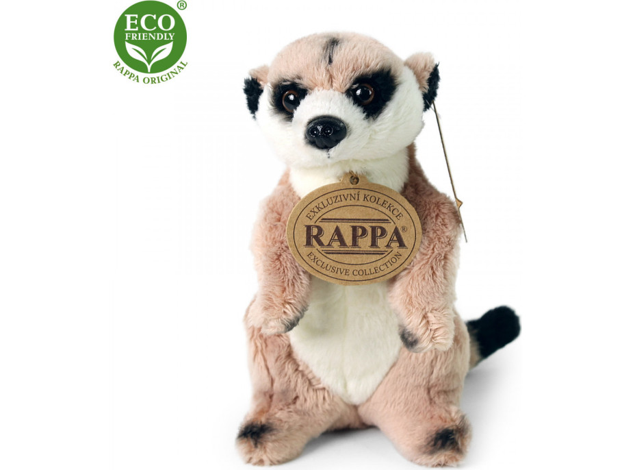 Rappa Plyšová surikata stojaca 14 cm ECO-FRIENDLY