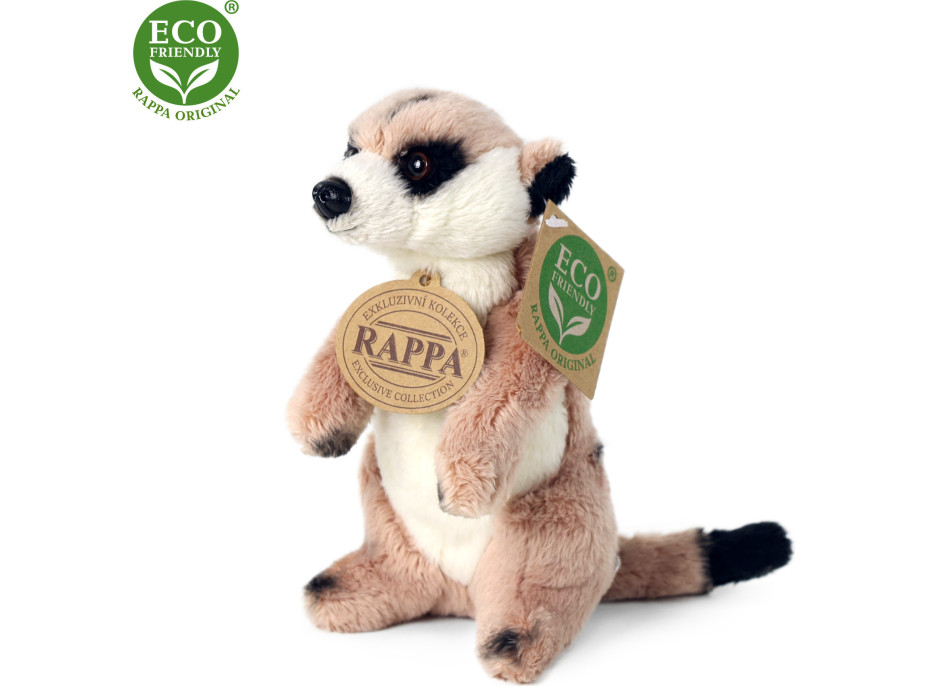 Rappa Plyšová surikata stojaca 14 cm ECO-FRIENDLY