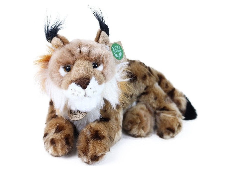 Rappa Plyšový rys ležiaci 28 cm