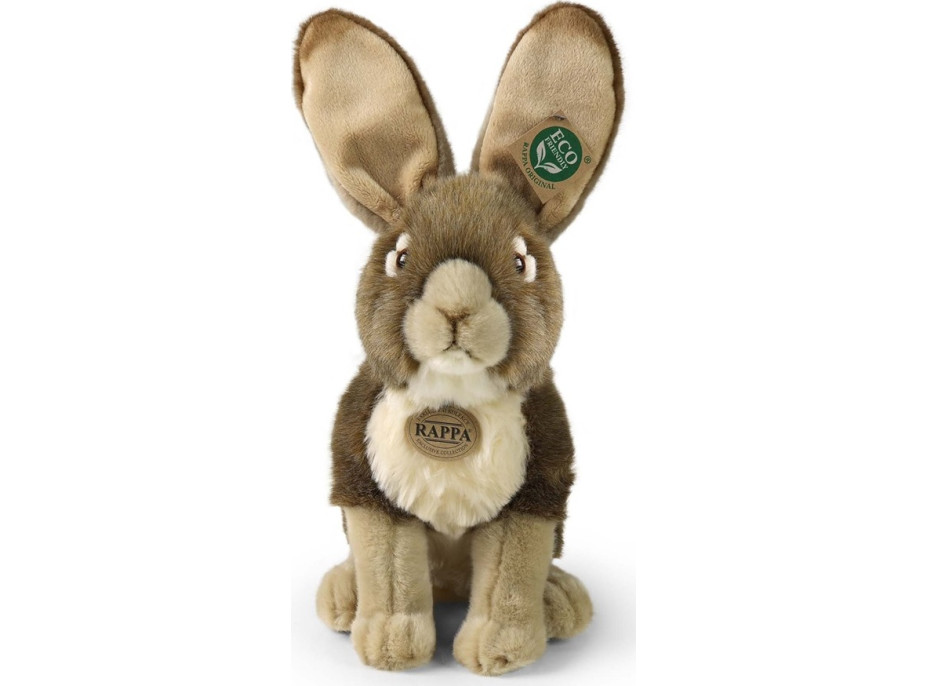 Rappa Plyšový zajac 30 cm ECO-FRIENDLY