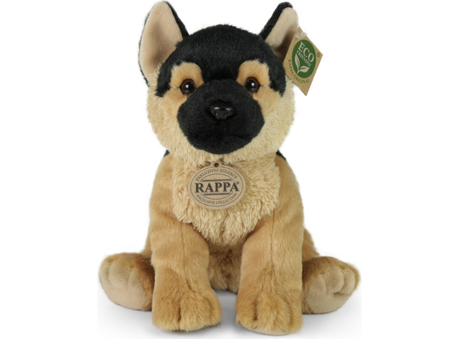 Rappa Plyšový pes nemecký ovčiak 25 cm ECO-FRIENDLY
