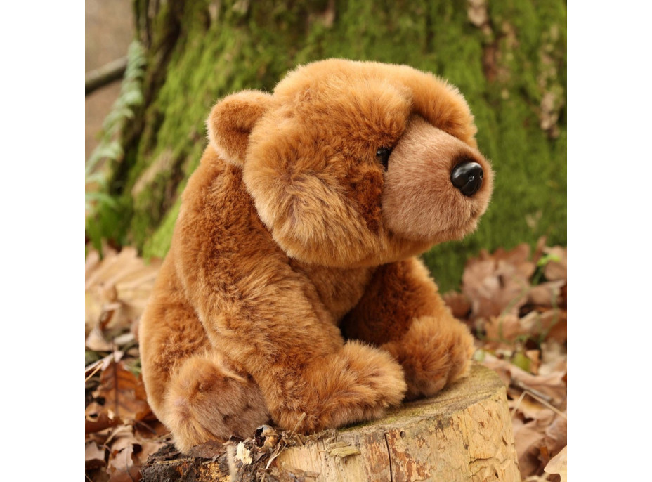 Rappa Plyšový medveď grizzly sediaci 30 cm ECO-FRIENDLY