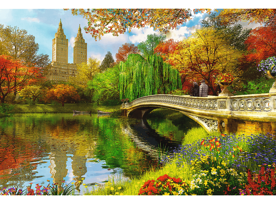 TREFL Drevené puzzle Central Park, New York 501 dielikov