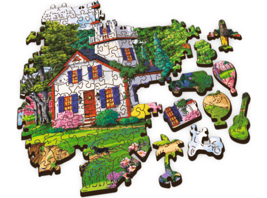 TREFL Drevené puzzle Letný raj 501 dielikov