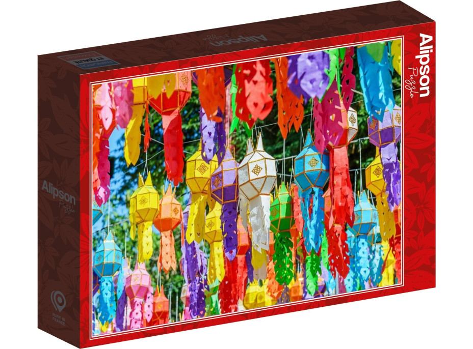 ALIPSON Puzzle Farebné lucerny 500 dielikov