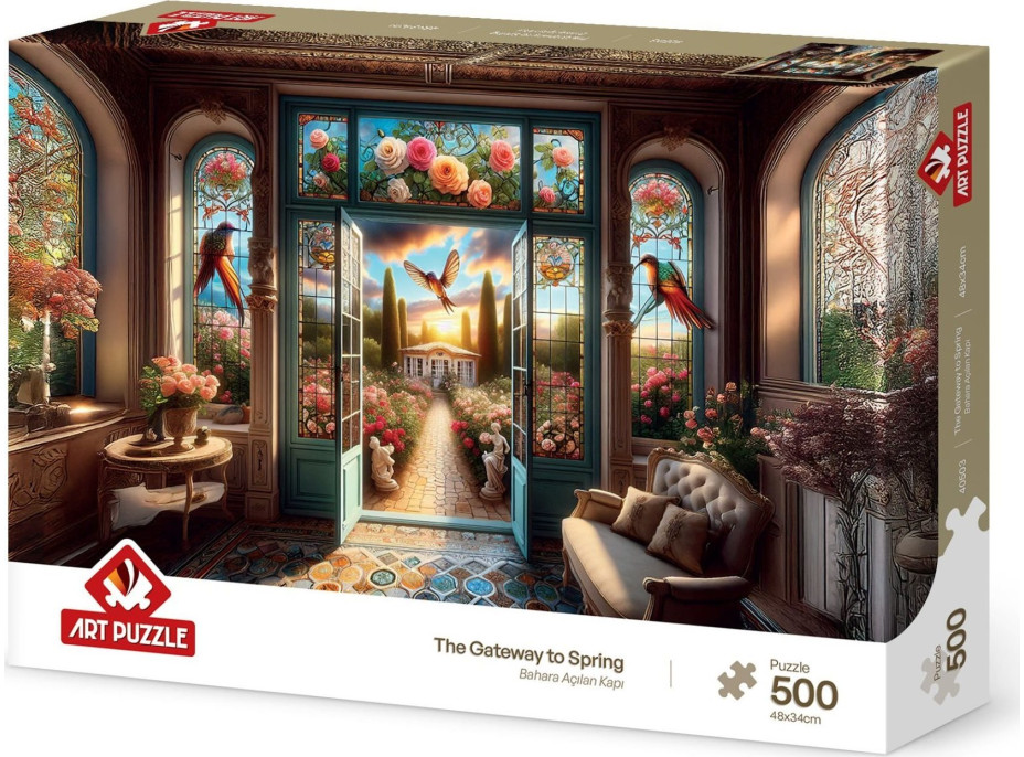 ART PUZZLE Puzzle Brána do jari 500 dielikov