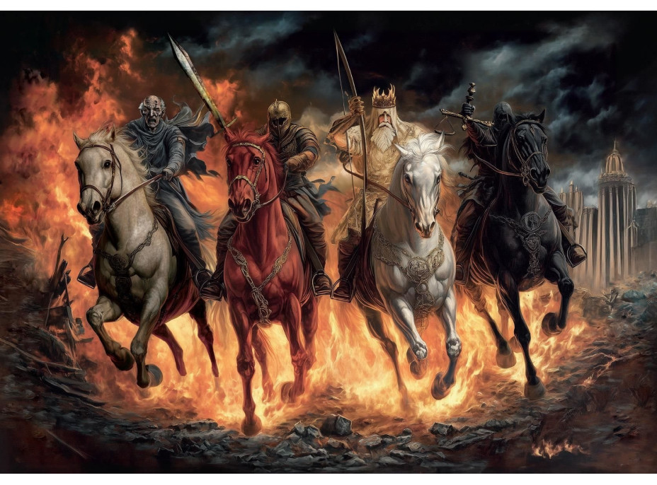 ART PUZZLE Puzzle Štyria jazdci apokalypsy 1000 dielikov