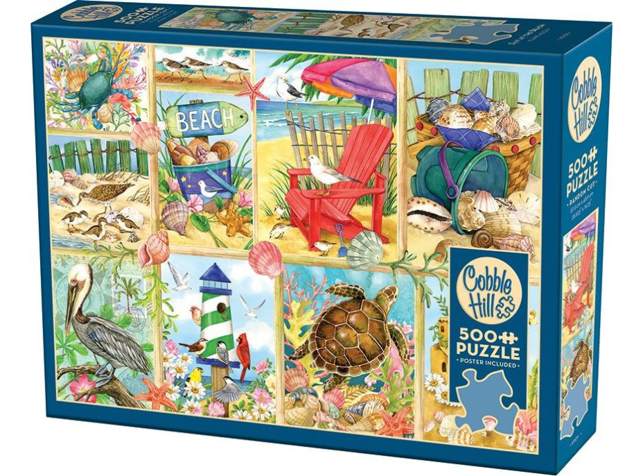 COBBLE HILL Puzzle Deň na pláži 500 dielikov