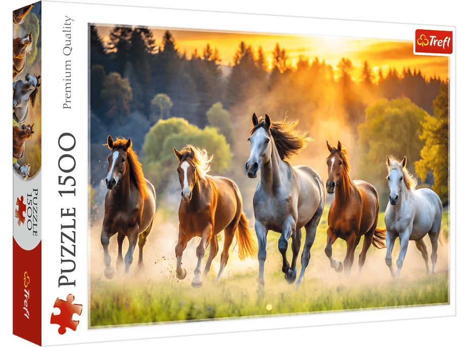 TREFL Puzzle Divé kone 1500 dielikov