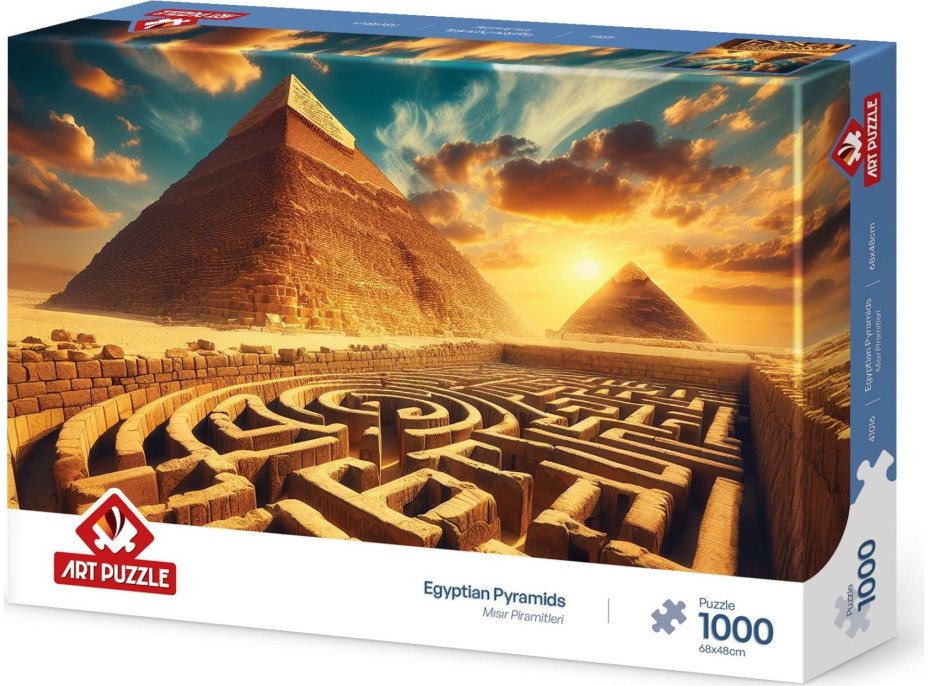 ART PUZZLE Puzzle Egyptské pyramídy 1000 dielikov