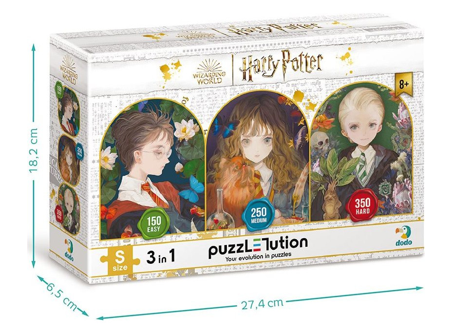 DODO Puzzle Harry Potter: Sny a Fantázia 150, 250 a 350 dielikov