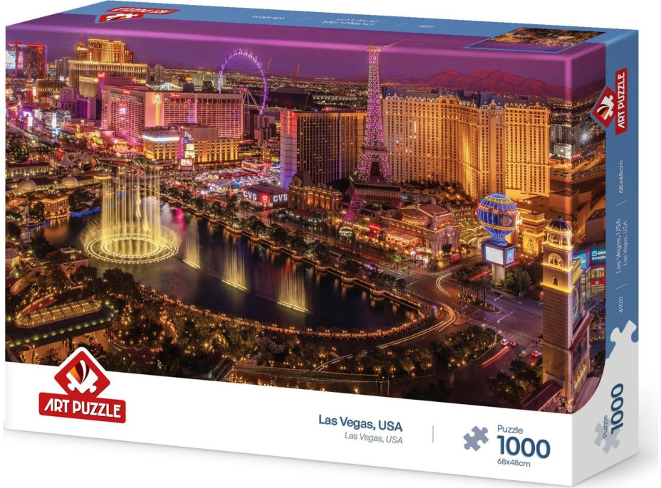 ART PUZZLE Puzzle Las Vegas, USA 1000 dielikov