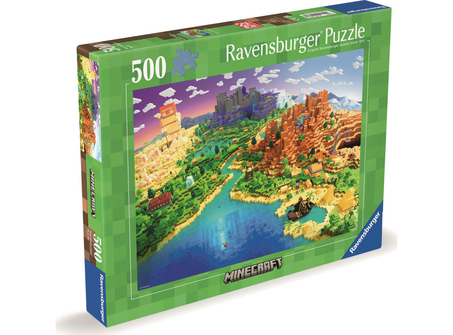 RAVENSBURGER Puzzle Minecraft 500 dielikov