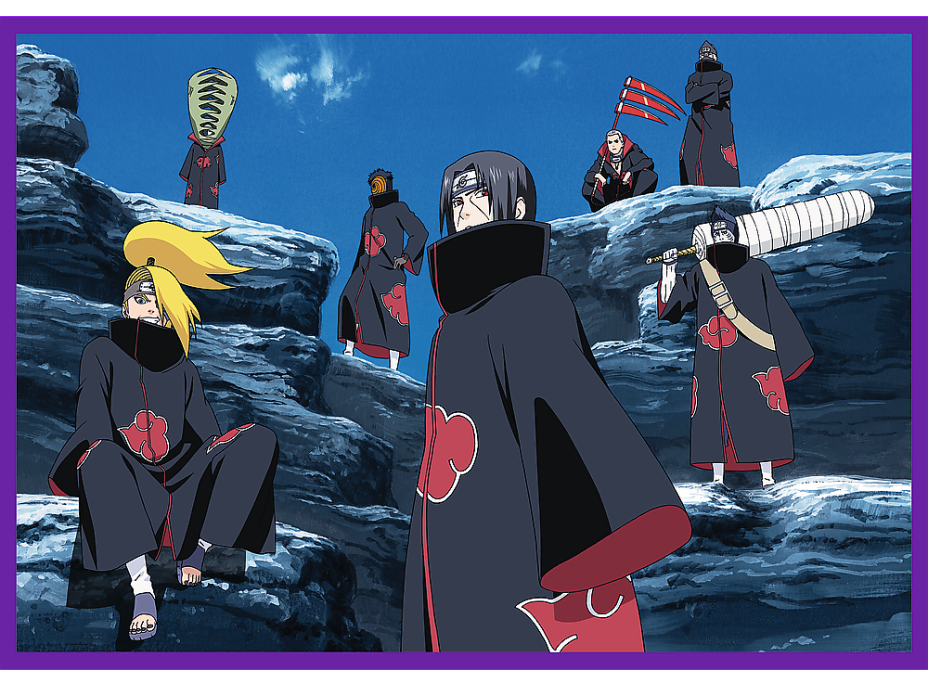 TREFL Puzzle Naruto Shippuden: Dobrodružstvo Naruta Uzumaki 4x250 dielikov