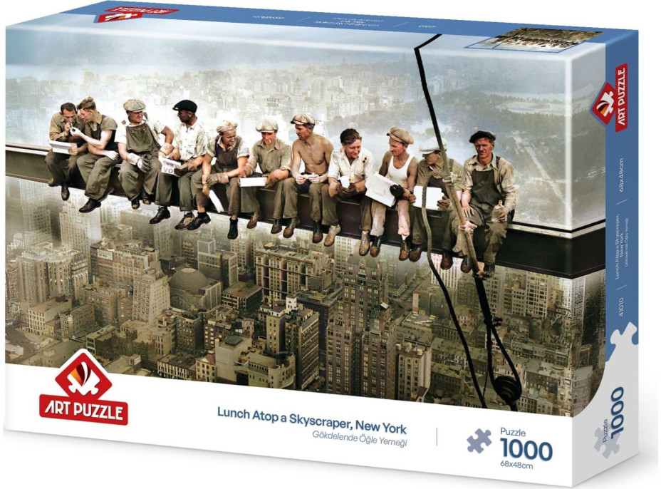 ART PUZZLE Puzzle Obed na mrakodrape 1000 dielikov
