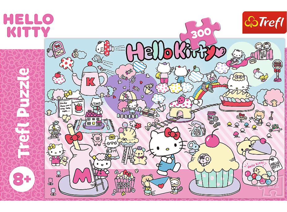 TREFL Puzzle Objavuj svet Hello Kitty 300 dielikov