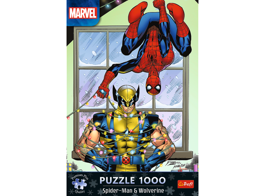 Trefl Puzzle Premium Plus Spiderman a Wolverin 1000 dielikov