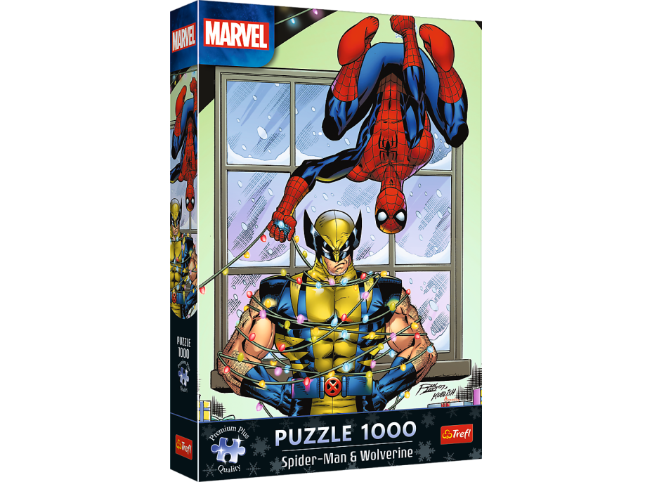 Trefl Puzzle Premium Plus Spiderman a Wolverin 1000 dielikov
