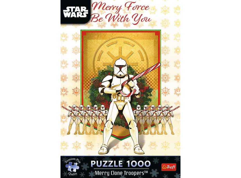 TREFL Puzzle Premium Plus Star Wars: Merry Clone Troopers 1000 dielikov