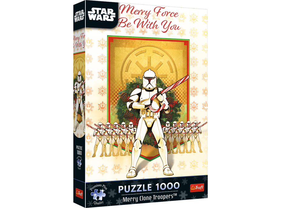 TREFL Puzzle Premium Plus Star Wars: Merry Clone Troopers 1000 dielikov