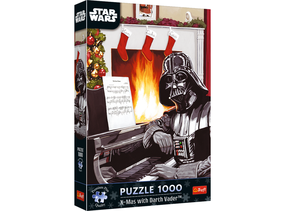 TREFL Puzzle Premium Plus Star Wars: Vianoce s Darth Vaderom 1000 dielikov