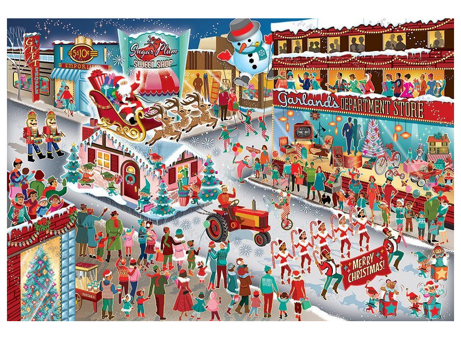 COBBLE HILL Puzzle Santova prehliadka 2000 dielikov