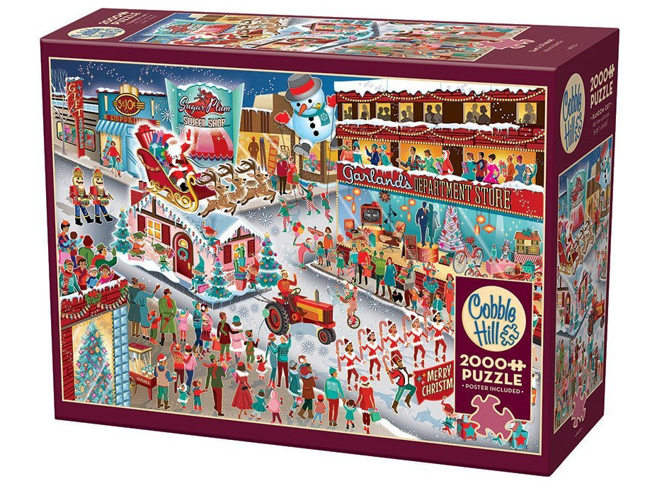 COBBLE HILL Puzzle Santova prehliadka 2000 dielikov